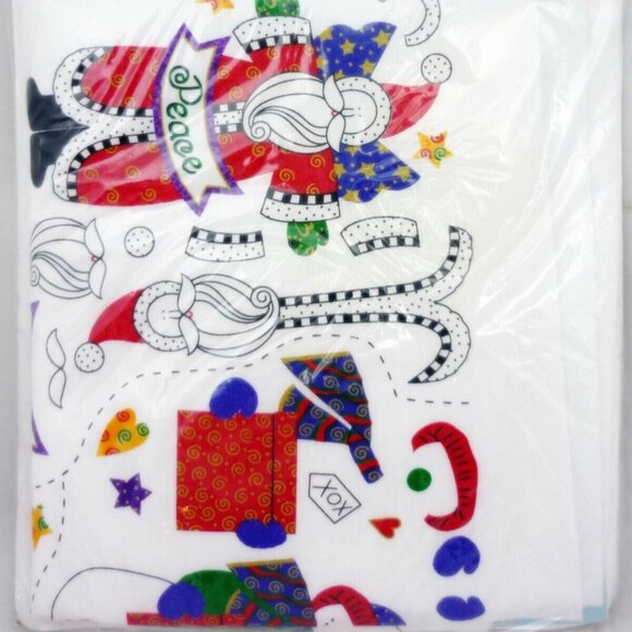 Sunset Christmas Ornament Sewing Kit Fanciful Friends Santa Snowman 18125 - Picture 5 of 6